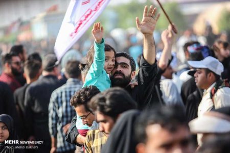 موکب ثارالله گتوند در عمود ۲۳۵جاده نجف به کربلا میزبان زائران است - خبرگزاری مهر | اخبار ایران و جهان