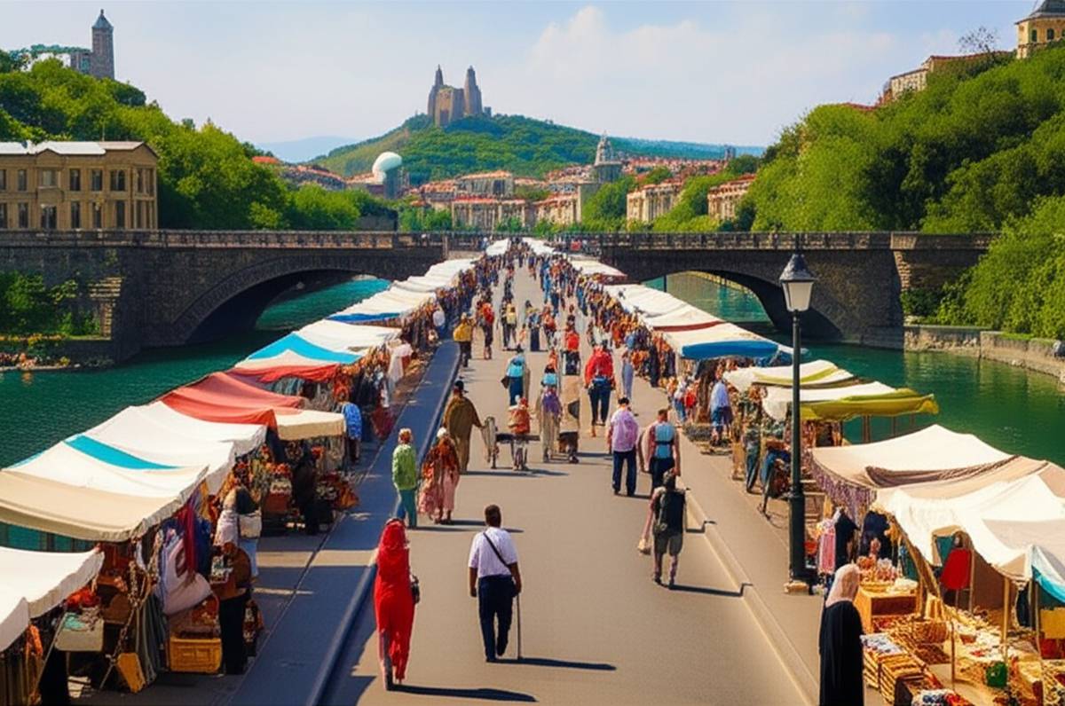 بازار درای بریج تفلیس (Dry Bridge Market): راهنمای کامل
