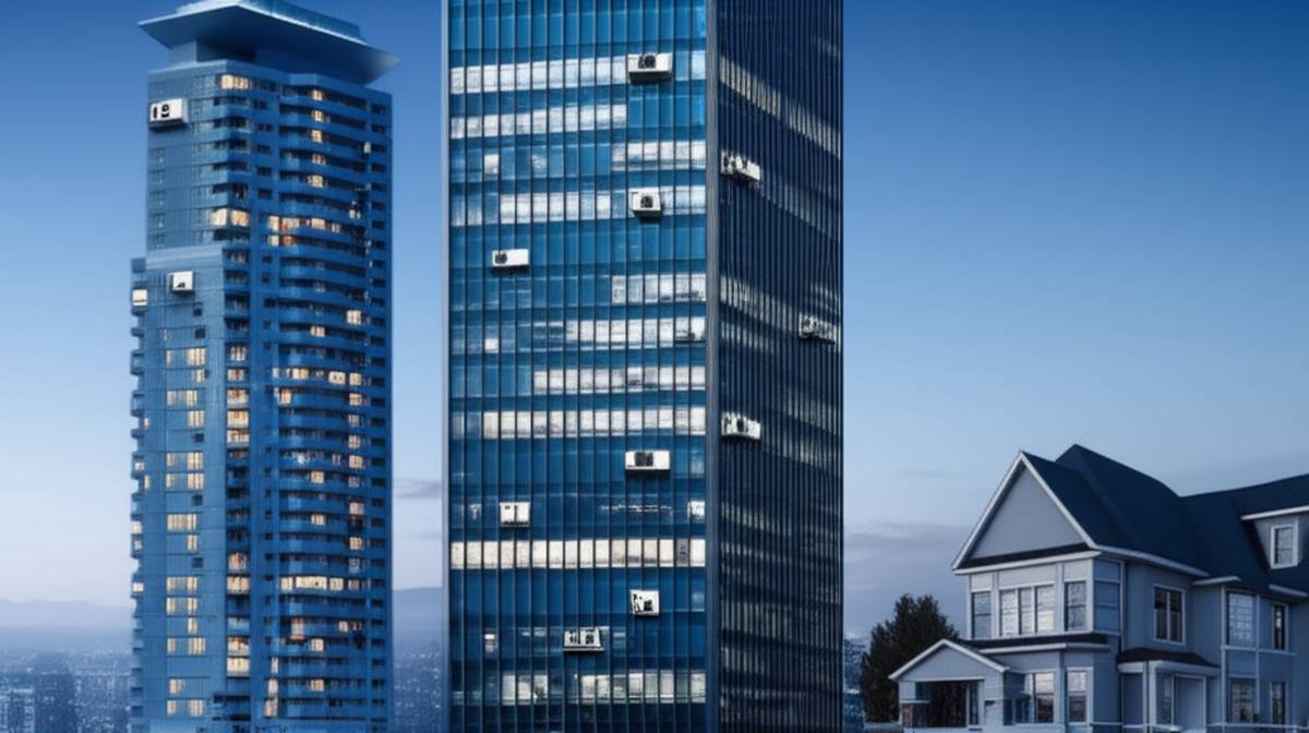 مقایسه سیستم های نصب کولر گازی سامسونگ در ساختمان ها