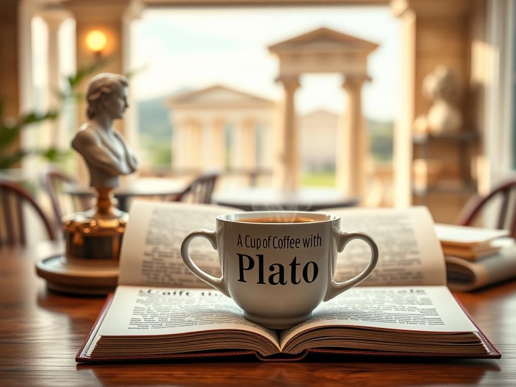 خلاصه کتاب یک فنجان قهوه با افلاطون | دونالد آر. مور