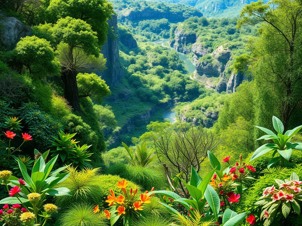 پوشش گیاهی منطقه تنگه چیتاب | معرفی کامل و جامع گونه ها