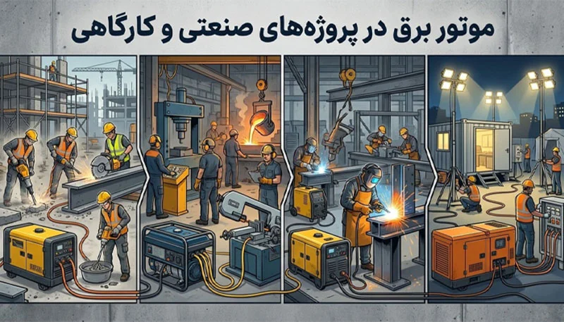 معایب استفاده از موتور برق در کارگاه‌ها، صنایع و کارخانه‌ها (راه‌حل + پیشنهاد خرید)