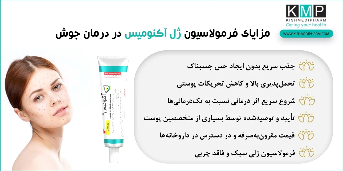 ژل آکنومیس چطور چربی پوست را کاهش می‌دهد؟